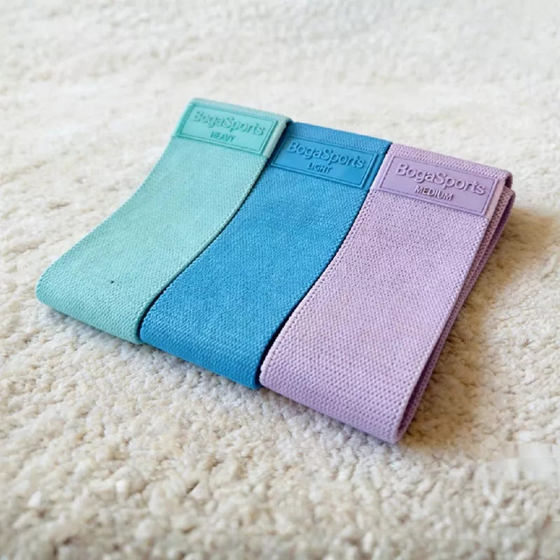 ポリコットンとラテックスのヒップバンド