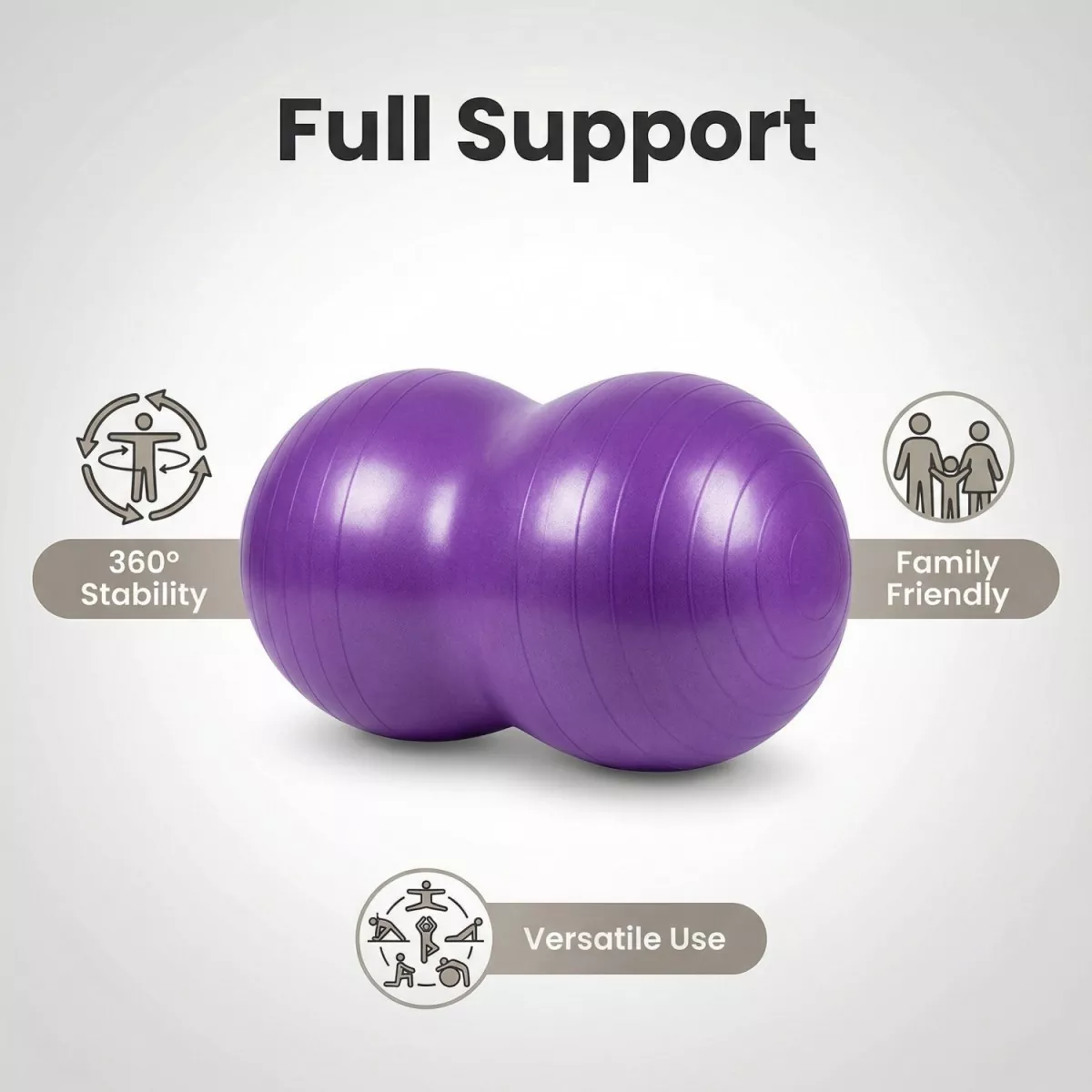Peanut Shape PVC Yoga Ball
